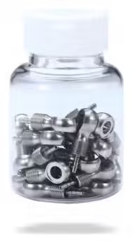Box of 25 BBB Banjo Silver for Durites Magura - ID 2.1mm