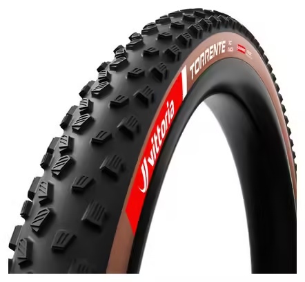 MTB tire Vittoria Torrente XC Race 29'' Tubeless Ready Soft Graphene Race Formulation Sidewalls Brown