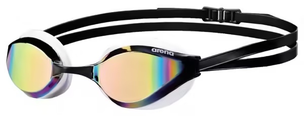 Arena Python Mirror Copper Swim Goggles Black\/White