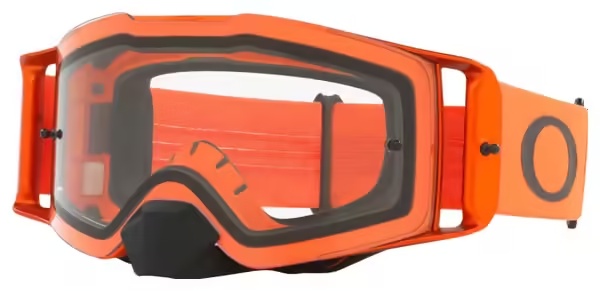 Oakley Front Line MX Motorcycle Strap Orange Clear Lenses \/ Ref: OO7087-78