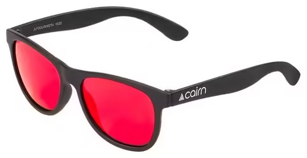 Cairn Foolish Junior Matte Sunglasses Black and Red