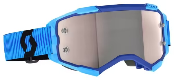 Scott Fury Goggle Blue\/Silver Screen
