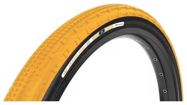 Panaracer GravelKing SK Gravel Tire 700 mm Tubeless Ready Folding ZSG Gravel Compound BeadLock TuffTex Yellow