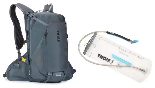 Thule Rail 18L Backpack Dark Slate + Thule 2.5L Bladder