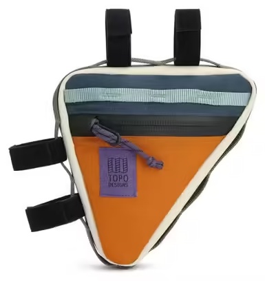 Topo Designs Frame Bag Brown\/Blue
