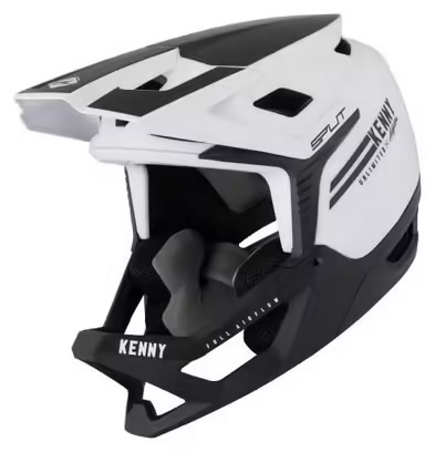 Full Face Helmet Kenny Split White \/ Black