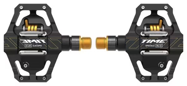 Time Speciale 12 Small Clipless Pedals Black Gold