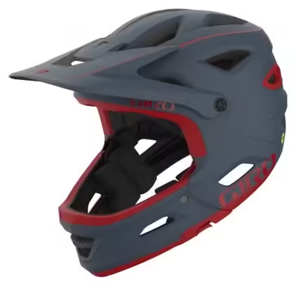 Giro Switchable Mips Full-Face Helmet Gray \/ Red 2021