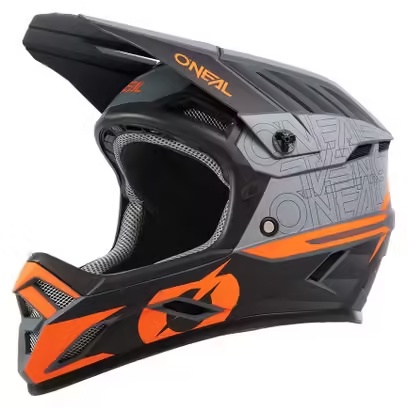 O'Neal Backflip Eclipse Integral Helmet Grey\/Orange