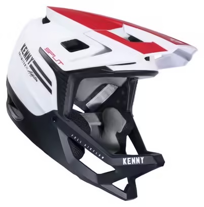 Kenny Split Helmet Red White