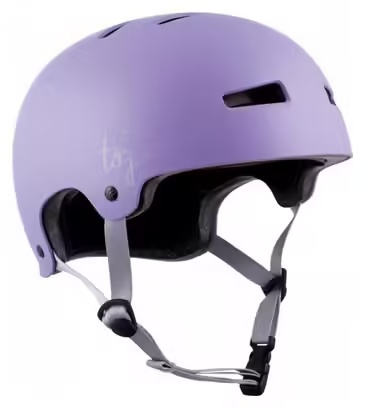 TSG Evolution Solid Satin Women's Bowl Helmet Purple