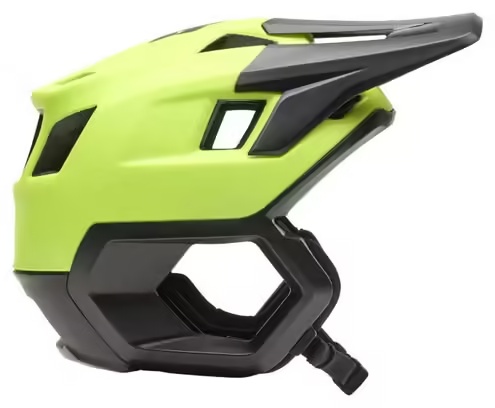 Fox Dropframe Yellow Fluo Helmet