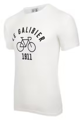 LeBram & Sport Epoque Short Sleeve T-Shirt Le Galibier Marshmallow \/ White