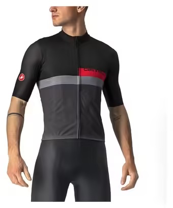 Castelli A Blocco Jersey Black \/ Gray