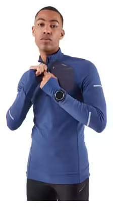Kiprun 1\/2 Zip Run 900 Warm Blue long sleeve shirt