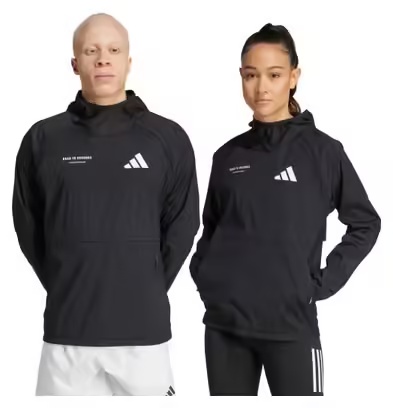 adidas Adizero Road to Records Windbreaker Sweatshirt Black Unisex