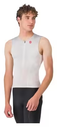 Top Castelli Free Speed 3 Homme Blanc Gris