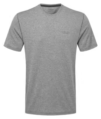 Rab Mantle Ridge Short Sleeve Technical T-Shirt Grey