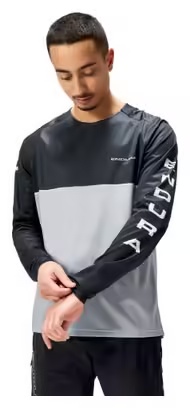 Endura Core Printed Long Sleeve Jersey Black