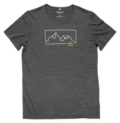 T-Shirt Devold Active Outline Gris Homme