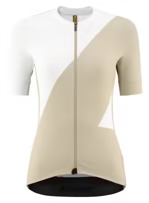 Mavic Aksium Graphic Women's Short Sleeve Jersey White\/Beige