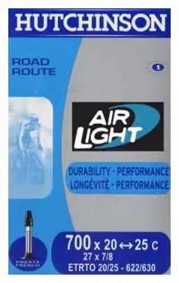 Hutchinson Room Air Route AIRLIGHT 700x20\/25 Valve 48 mm