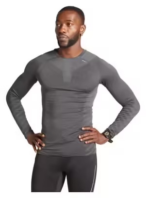 Kiprun Run 500 Grey long sleeve jersey