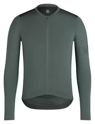 Rapha Pro Team Lightweight Grey\/Green Men's long sleeve jersey
