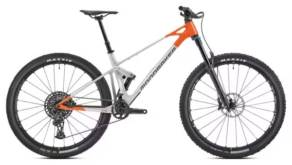 Mondraker Raze Carbon R Full Suspension MTB Sram GX\/NX Eagle 12S 29'' Silver Orange