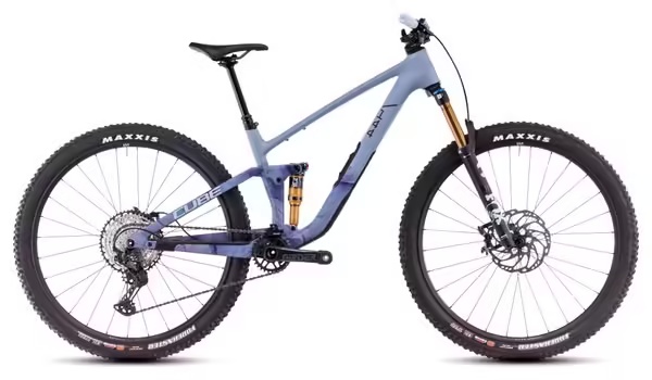 Cube Stereo One44 C:62 Race Full Suspension MTB Shimano Deore XT 12S 29'' Pigeon Blue Art 2025