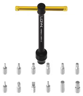 Lezyne TORQUE DRIVE Torque Wrench Set Black Gold