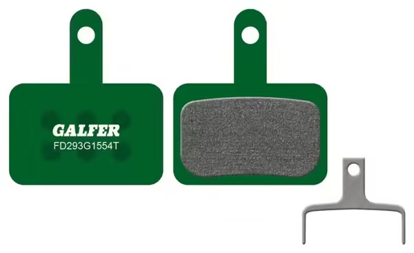 Galfer FD293 G1554T Pro Semi-Metallic Brake Pads for Shimano \/ Tektro \/ TRP Disc Brakes