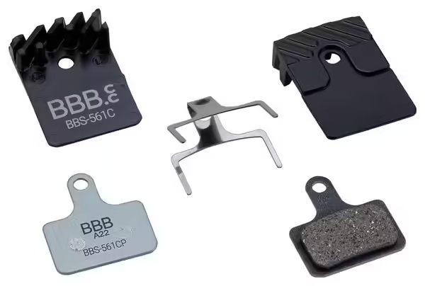 Pair of BBB DiscStop Coolfin Organic Pads for Shimano Dura-Ace\/Ultegra\/105\/Tiagra\/GRX