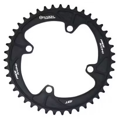 Pride Racing Chainring Hexagon Black