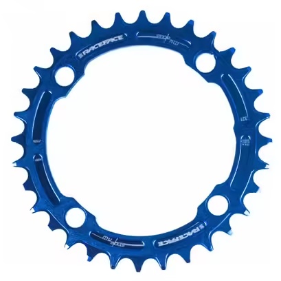 Race Face Narrow Wide Single Chainring 104mm BCD Blue