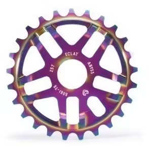 Abyss Satin oilslick bright chainring