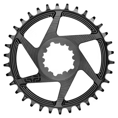 E-Thirteen Helix R Direct Mount Offset 3mm 11\/12V Black Chainring