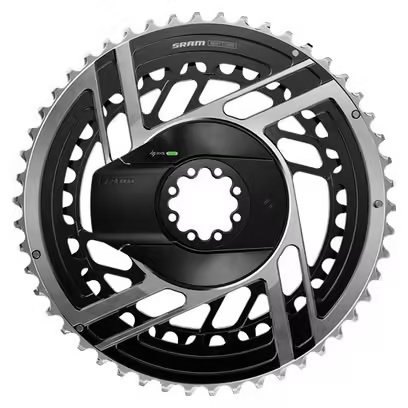 Sram Red AXS E1 2x12S Direct Mount Powermeter Chainrings Black Silver