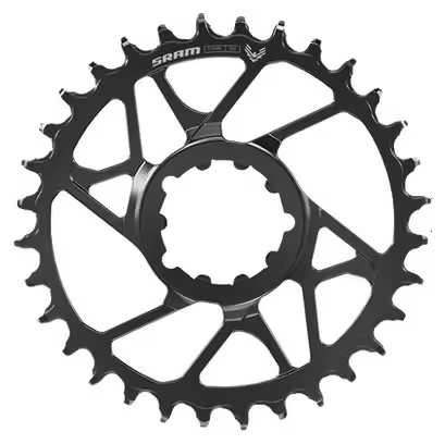 Sram S-1000 T-Type Eagle Direct Mount Chainring Boost 3mm Offset 12 Speed Black
