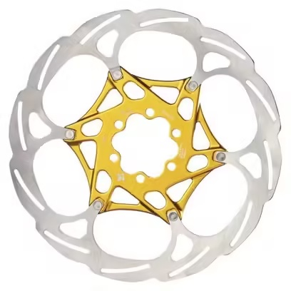 Formula 2 Piece 6 Hole Rotor Gold Silver