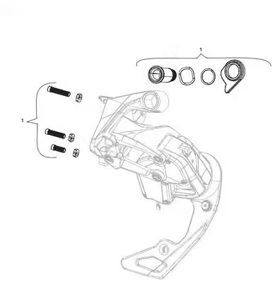 Sram D Fastener Kit Force E-Tap AXS