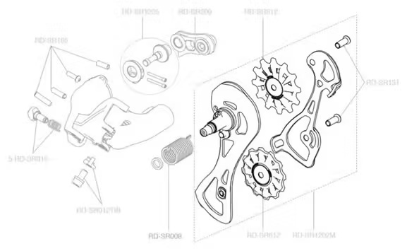 Campagnolo Chorus 12V clevis