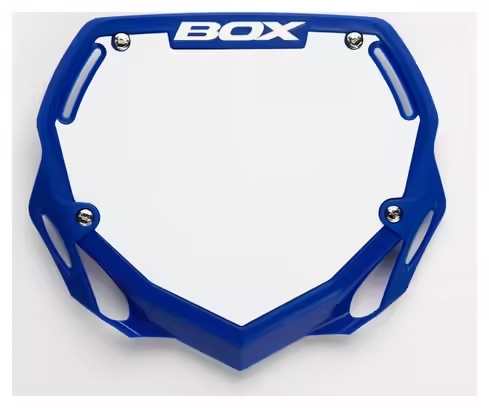 BOX Number Plate PHASE 1 Large Blue