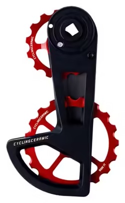 CyclingCeramic OSPW Race Derailleur Cage 14\/19T for Sram Red \/ Force \/ Rival AXS and XPLR AXS 12S Derailleur Red