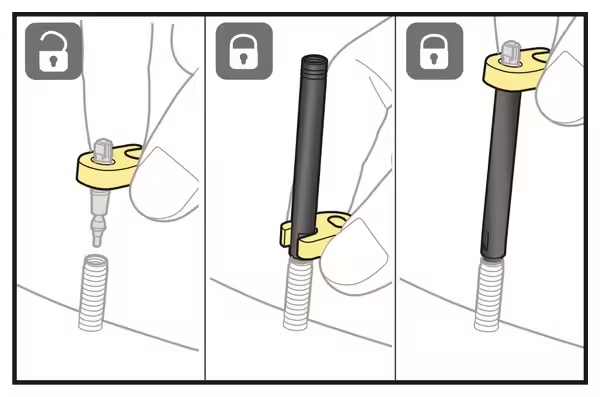 Topeak Valve Extender 40mm Black