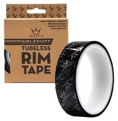 Tubeless rim bottom Flap Peaty’s HOLESHOT RIM JOB 27mm x 10 meters