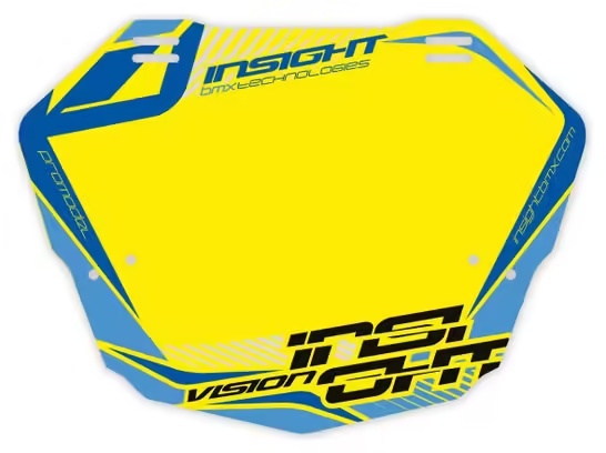 Insight Vision 2 Pro Faceplate Yellow\/Blue